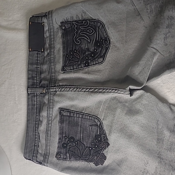 Mec Denim, grey jeans with distressed detail, Size 31 - Picture 5 of 8